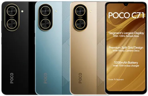 Poco C71 128GB RAM 4GB