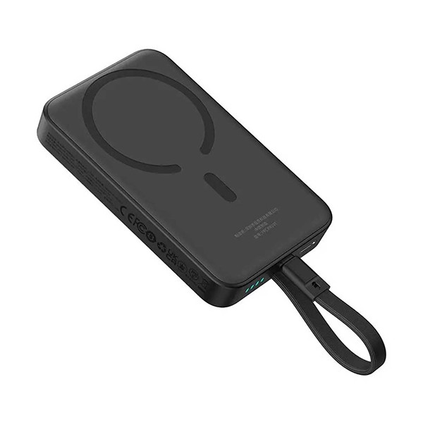 پاوربانک بیسوس 10000 میلی آمپر ساعت مدل Magnetic Mini Wireless Fast Charge Type-C 30W