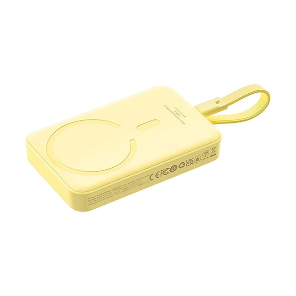 پاوربانک بیسوس 10000 میلی آمپر ساعت مدل Magnetic Mini Wireless Fast Charge Type-C 30W