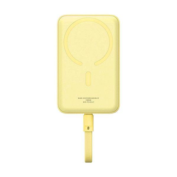 پاوربانک بیسوس 10000 میلی آمپر ساعت مدل Magnetic Mini Wireless Fast Charge Type-C 30W