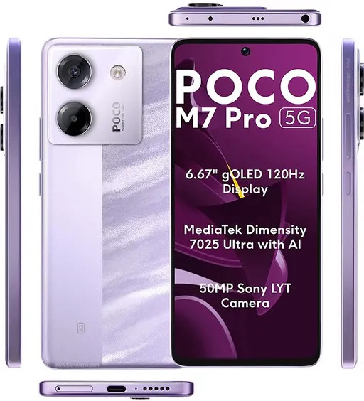 Poco M7 Pro 5G 512GB RAM 12GB گلوبال