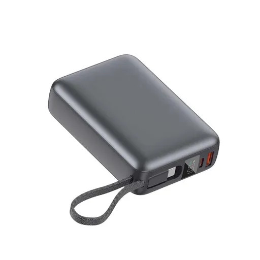 پاوربانک 20000 میلی آمپر کیو سی وای 45 وات مدل QCY PB20A pd fast charge