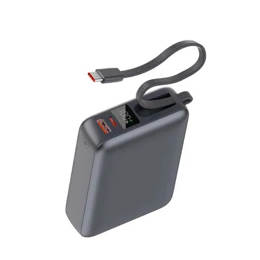 پاوربانک 20000 میلی آمپر کیو سی وای 45 وات مدل QCY PB20A pd fast charge