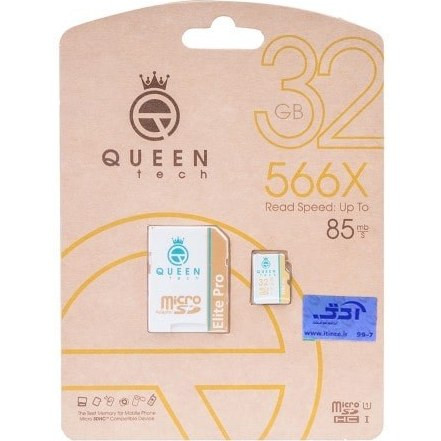 مموری میکرو کوئین تک Queen tech مدل 566X ظرفیت 32 گیگابایت