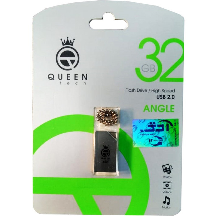 فلش مموری کوئین تک مدل ANGLE USB 2.0 ظرفیت 32 گیگابایت