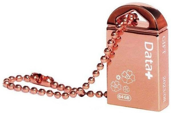 فلش مموری دیتا پلاس مدل GIFT ROSE GOLD ظرفیت 64 گیگابایت USB 3.2 GEN1