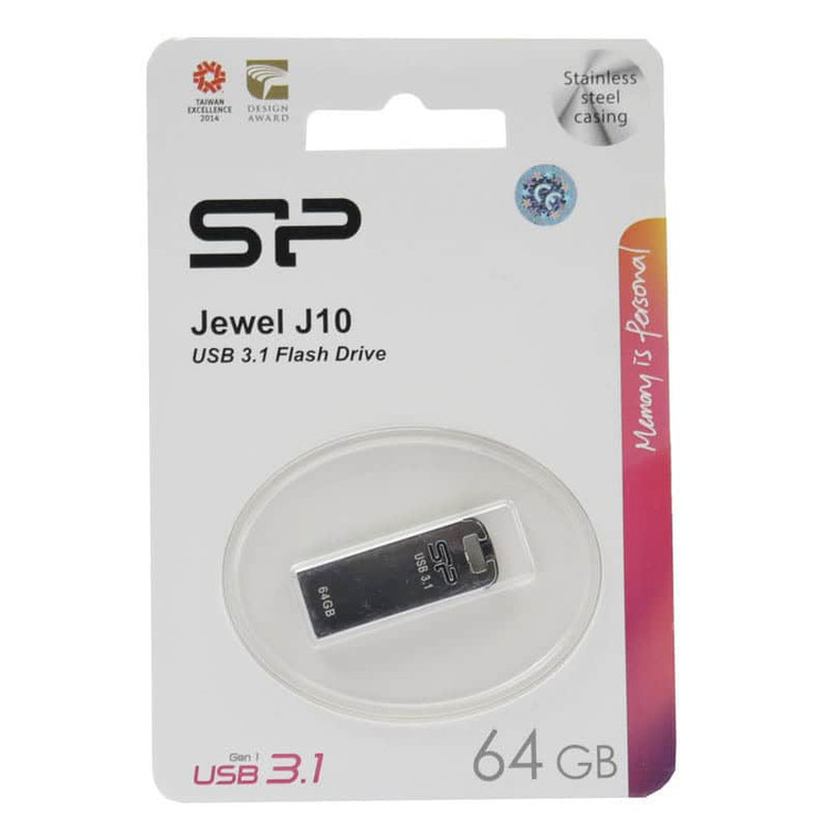 فلش مموری سیلیکون پاور Jewel J10 USB 3.2 ظرفیت 64 گیگابایت