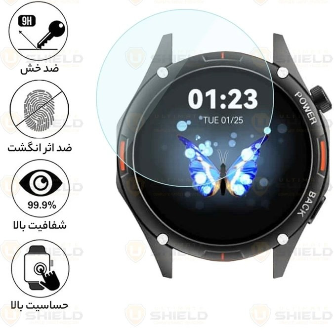 محافظ صفحه نمایش گلس ساعت هوشمند TCH HD1 3D Hero1 47mm