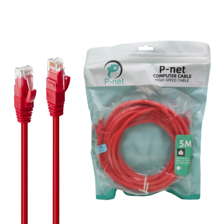 کابل شبکه P-net CAT6 پی نت طول 5 متر