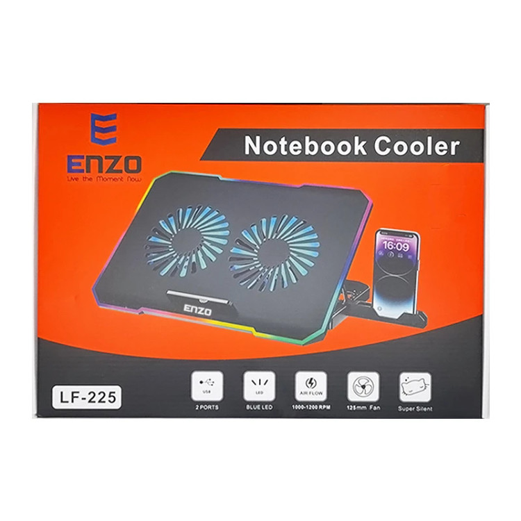 پایه خنک کننده لپ تاپ کول پد Enzo LF‑225