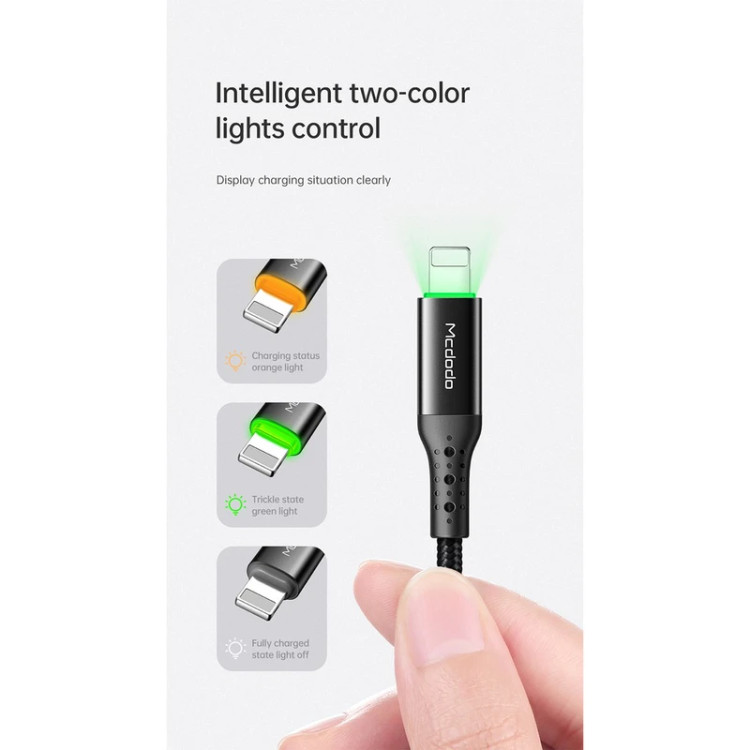 کابل شارژ usb به لایتنینگ آیفون مک دودو مدل Mcdodo CA-7410 طول 1.2 متر