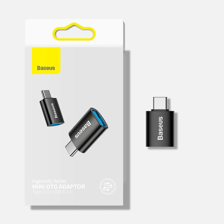 تبدیل USB-A 3.1 به تایپ سی باسئوس مدل Ingenuity Series Mini OTG Adaptor ZJJQ000001