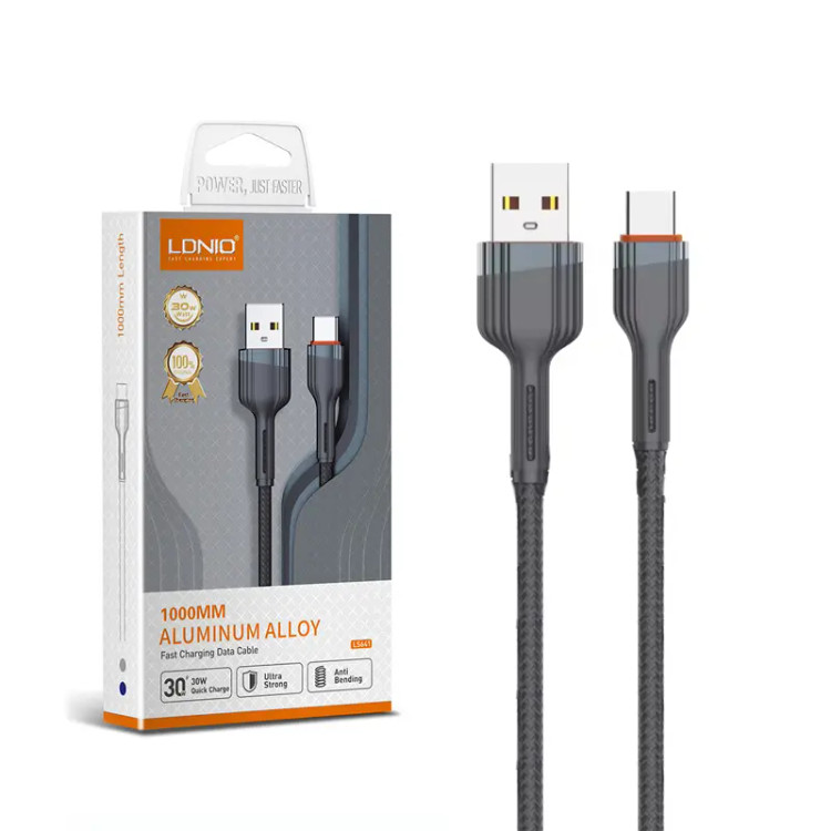 کابل تبدیل USB به USB-C الدینو مدل LDNIO LS641 30 واتی